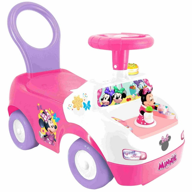 Disney Minnie Mouse Lights 'N' Sounds IceCream Car, Foot To Floor