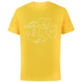thumbnail image 1 of Disney Minnie Mouse Line Drawing Family Trip Vacation - Short Sleeve Cotton T-Shirt for Adults - Customized-Yellow, 1 of 5