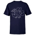 thumbnail image 1 of Disney Minnie Mouse Line Drawing Family Trip Vacation 2025 - Short Sleeve T-Shirt for Kids - Customized-Navy, 1 of 5