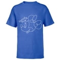 thumbnail image 1 of Disney Minnie Mouse Line Drawing Family Trip Vacation - Short Sleeve T-Shirt for Kids - Customized-Royal, 1 of 5