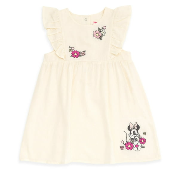 Disney Minnie Mouse Linen Matching Family Dress Toddler to Little Kid