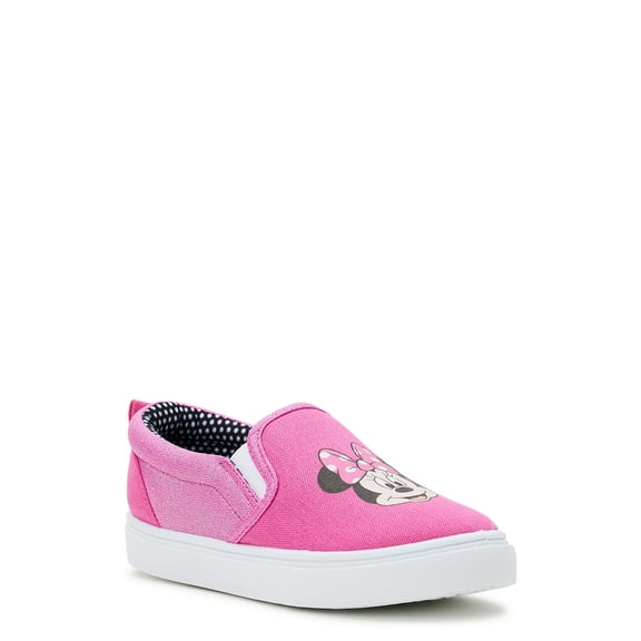 Disney Minnie Mouse Little & Big Girls Slip-on Sneaker, Sizes 11-5