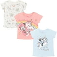 thumbnail image 1 of Disney Minnie Mouse Little Girls 3 Pack T-Shirts Infant to Big Kid, 1 of 5