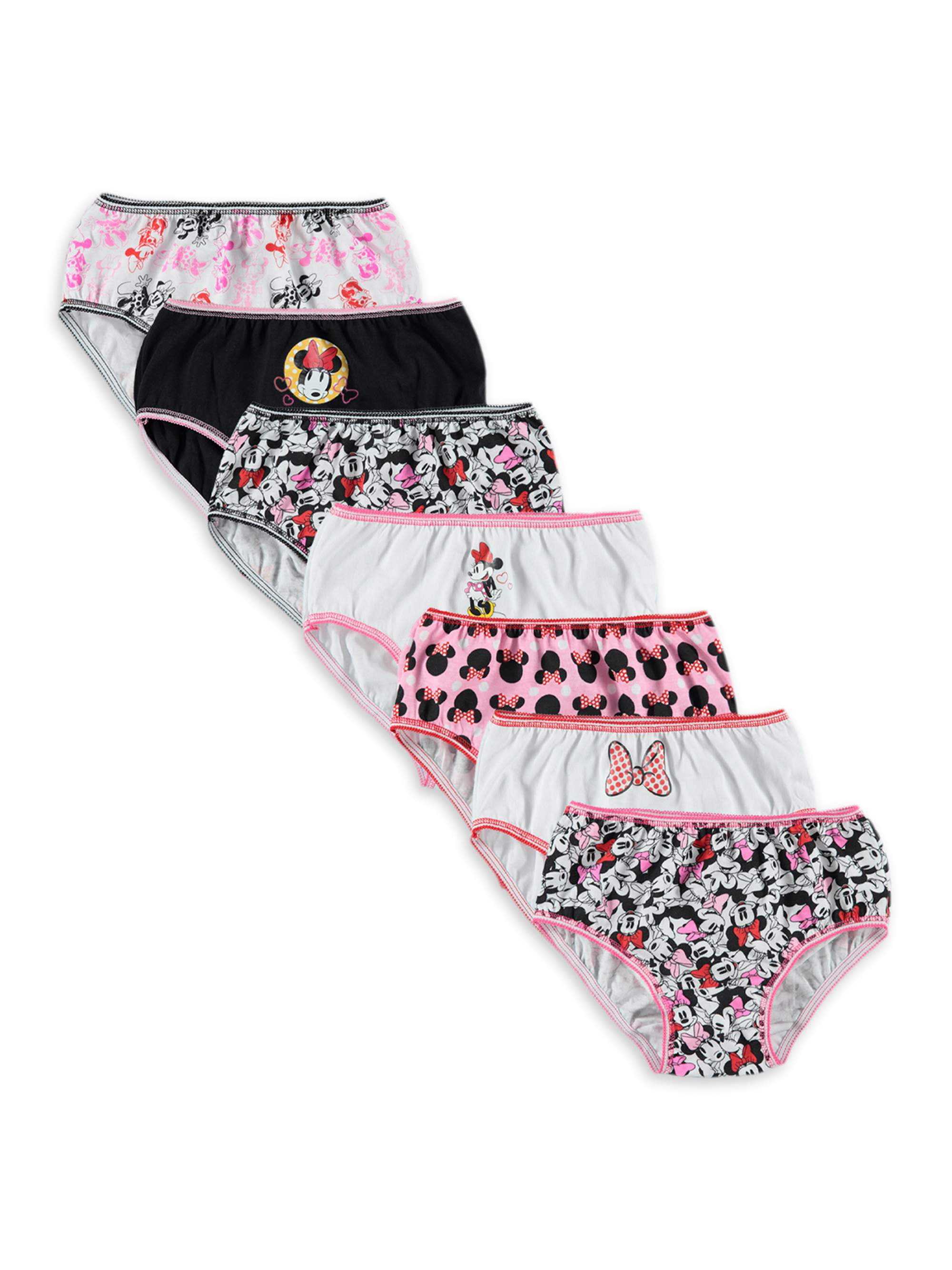 Disney Girls' Minnie Mouse Underwear Pack of 5 Multi Size 5