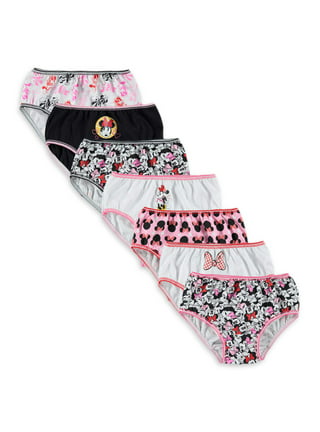 Girls' Minnie Mouse Dots 7pk Underwear - 6 7 ct