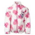 thumbnail image 1 of Disney Minnie Mouse Little Girls' Fleece Full-Zip Jacket Ivory, 1 of 3