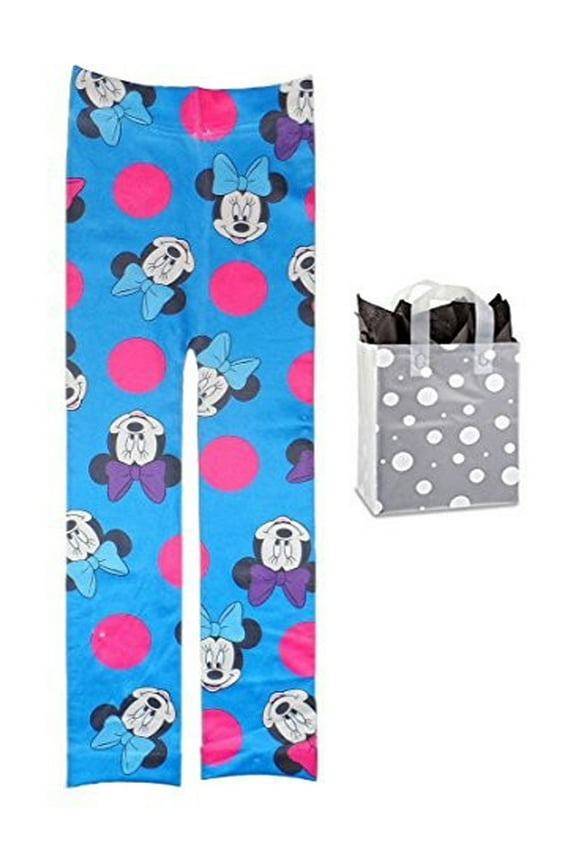 Minnie Mouse Little Girls Leggings & Bag Multi-Pack- Size: S/M 4-7