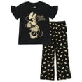 thumbnail image 1 of Disney Minnie Mouse Little Girls Metallic Print T-Shirt and Flare Pants 6, 1 of 4