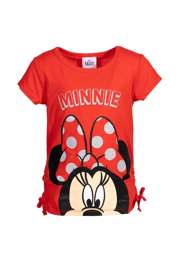 Minnie Mouse Little Girls T-Shirt Toddler to Big Kid