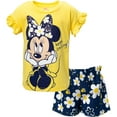 thumbnail image 1 of Disney Minnie Mouse Little Girls T-Shirt and Shorts Outfit Set, 1 of 5