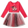 thumbnail image 1 of Disney Minnie Mouse Long Sleeve Dress (Girls), Sizes 2T-10, 1 of 6