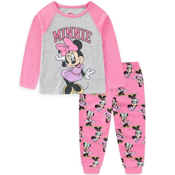 Disney Minnie Mouse Long Sleeve Shirt and Pants Set (Girls), 2 Piece Set, Sizes 12M-6X