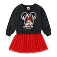thumbnail image 1 of Disney Minnie Mouse Long Sleeve Tulle Dress (Girls), Sizes 4-14, 1 of 5
