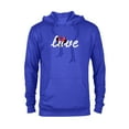 thumbnail image 1 of Disney Minnie Mouse Love Wink Valentine’s Day - Pullover Hoodie for Adults - Customized-Royal, 1 of 5