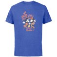 thumbnail image 1 of Disney Minnie Mouse Love You Mickey Forever Valentine’s Day - Short Sleeve Cotton T-Shirt for Adults - Customized-Royal Heather, 1 of 5