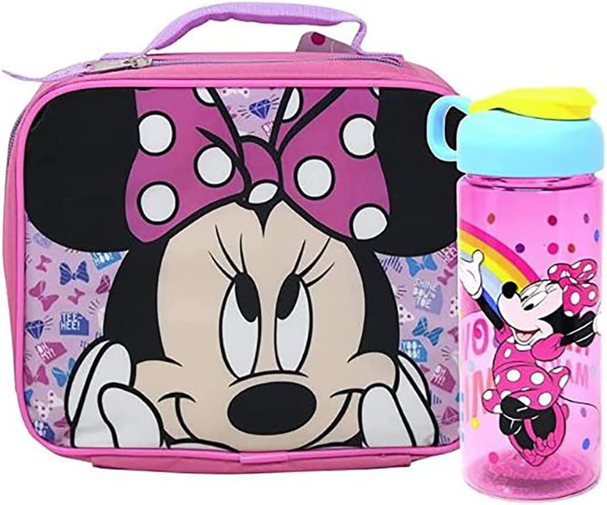 GOWA 1 X Disney Minnie Mouse Lunch Box Bag with Shoulder