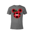 thumbnail image 1 of Disney Minnie Mouse MOM Holiday Family - Short Sleeve Blended T-Shirt for Adults- Customized-Graphite Snow Heather, 1 of 4