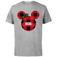 thumbnail image 1 of Disney Minnie Mouse MOM Holiday Family - Short Sleeve Cotton T-Shirt for Adults- Customized-Athletic Heather, 1 of 5