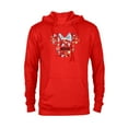 thumbnail image 1 of Disney Minnie Mouse Madre Head Icon Flowers Mother’s Day - Pullover Hoodie for Adults - Customized-Red, 1 of 5