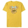 thumbnail image 1 of Disney Minnie Mouse Madre Head Icon Flowers Mother’s Day - Short Sleeve Blended T-Shirt for Adults - Customized-Yellow, 1 of 5