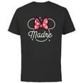 thumbnail image 1 of Disney Minnie Mouse Madre Head Icon Magic Mother’s Day - Short Sleeve Cotton T-Shirt for Adults - Customized-Black, 1 of 5