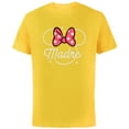 thumbnail image 1 of Disney Minnie Mouse Madre Head Icon Magic Mother’s Day - Short Sleeve Cotton T-Shirt for Adults - Customized-Yellow, 1 of 5