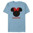 thumbnail image 1 of Disney Minnie Mouse Madre Mom Red Bow Family Día de la Madre - Short Sleeve Blended T-Shirt for Adults - Customized-Ocean Blue, 1 of 5