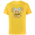 thumbnail image 1 of Disney Minnie Mouse Mamá Mom Icon Flowers Día de la Madre - Short Sleeve Cotton T-Shirt for Adults - Customized-Yellow, 1 of 5