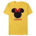 thumbnail image 1 of Disney Minnie Mouse Mamá Mom Red Bow Family Día de la Madre - Short Sleeve Blended T-Shirt for Adults - Customized-Yellow, 1 of 5