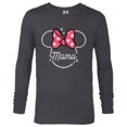 thumbnail image 1 of Disney Minnie Mouse Mama Head Icon Magic Mother’s Day - Long Sleeve T-Shirt for Men - Customized-Charcoal Heather, 1 of 5