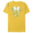 thumbnail image 1 of Disney Minnie Mouse May Birth Month Birthstone & Flowers - Short Sleeve Blended T-Shirt for Adults - Customized-Yellow, 1 of 5