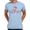 thumbnail image 1 of Disney Minnie Mouse Men's Bows Of Fashion Sketch T-Shirt (Light Blue, S-XXXL), 1 of 4