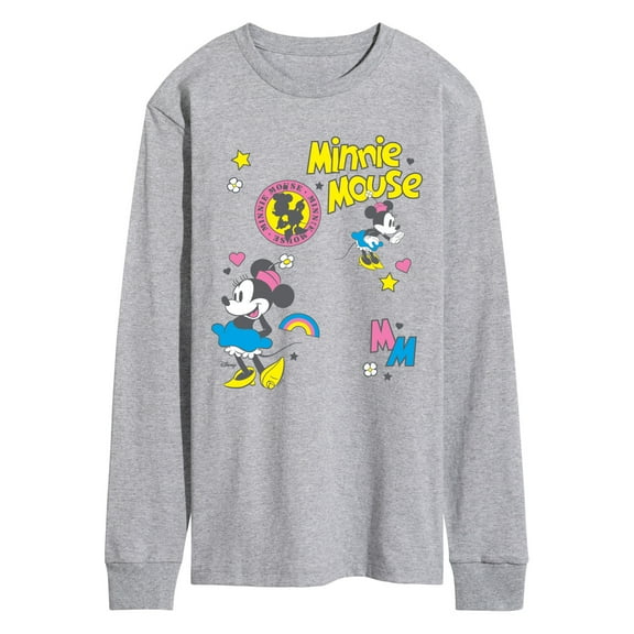Disney - Minnie Mouse - Men's Long Sleeve Graphic T-Shirt