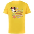 thumbnail image 1 of Disney Minnie Mouse Mermaid Bro of the Birthday Girl - Short Sleeve Cotton T-Shirt for Adults - Customized-Yellow, 1 of 5
