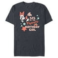 thumbnail image 1 of Disney Minnie Mouse Mermaid Sis of the Birthday Girl - Short Sleeve Blended T-Shirt for Adults - Customized-Navy Heather, 1 of 5