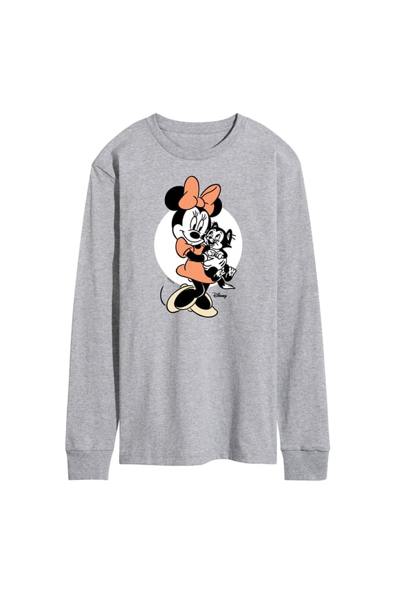- Minnie Mouse - Minnie loves Figaro - Men's Long Sleeve T-Shirt