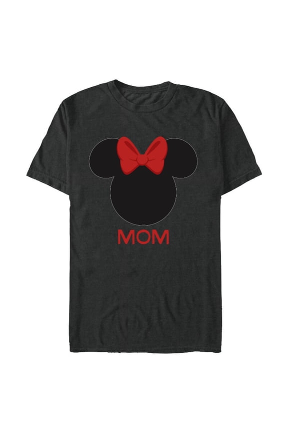 Minnie Mouse Mom Family - Short Sleeve Blended T-Shirt for Adults – Customized-Dark Heather