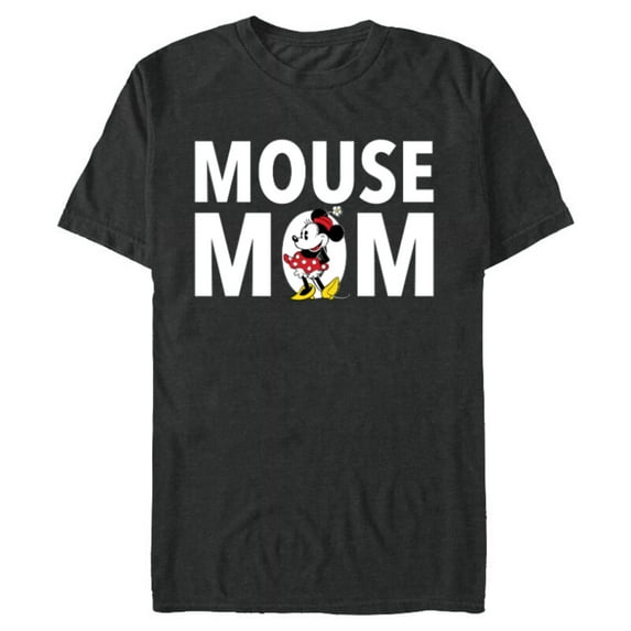 Disney Minnie Mouse Mom - Short Sleeve Blended T-Shirt for Adults - Customized-Dark Heather