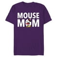thumbnail image 1 of Disney Minnie Mouse Mom - Short Sleeve Blended T-Shirt for Adults - Customized-Purple, 1 of 5