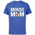 thumbnail image 1 of Disney Minnie Mouse Mom - Short Sleeve Cotton T-Shirt for Adults - Customized-Royal Heather, 1 of 5