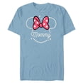thumbnail image 1 of Disney Minnie Mouse Mommy Mom Head Icon Magic Mother’s Day - Short Sleeve Blended T-Shirt for Adults - Customized-Ocean Blue, 1 of 5