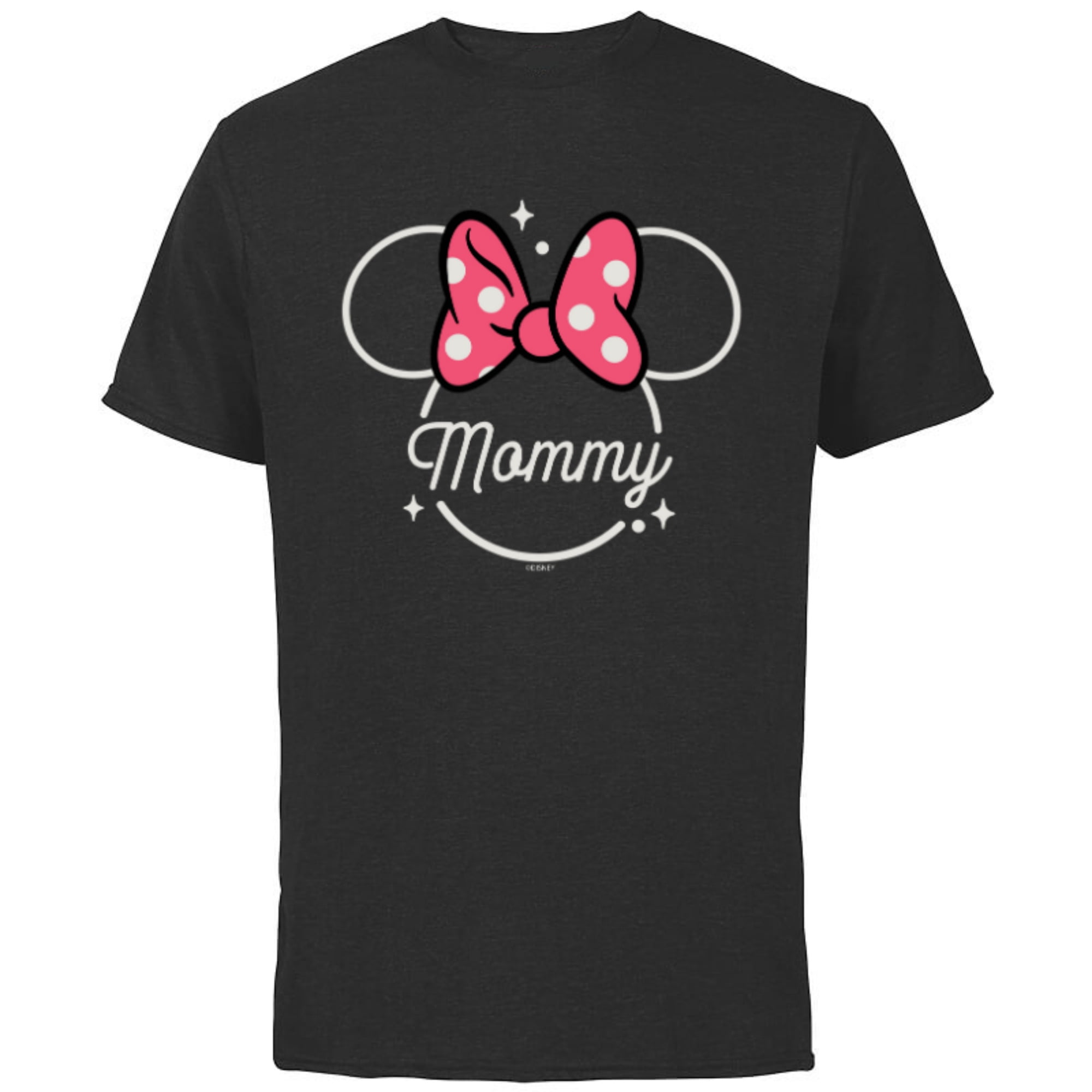 Disney Minnie Mouse Mama Mom Red Bow Family Mother's Day Short