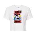thumbnail image 1 of Disney - Minnie Mouse - More Love - Juniors Cropped Cotton Blend T-Shirt, 1 of 5