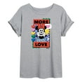 thumbnail image 1 of Disney - Minnie Mouse - More Love - Women's Oversized T-Shirt, 1 of 5