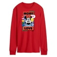 thumbnail image 1 of Disney - Minnie Mouse - More Love - Men's Long Sleeve T-Shirt, 1 of 4