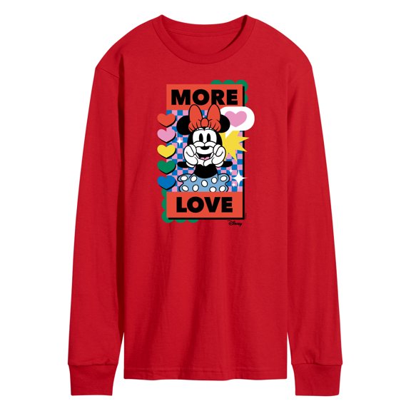 Disney - Minnie Mouse - More Love - Men's Long Sleeve T-Shirt