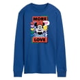 thumbnail image 1 of Disney - Minnie Mouse - More Love - Men's Long Sleeve T-Shirt, 1 of 5