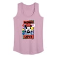 thumbnail image 1 of Disney - Minnie Mouse - More Love - Women's Racerback Tank Top, 1 of 4