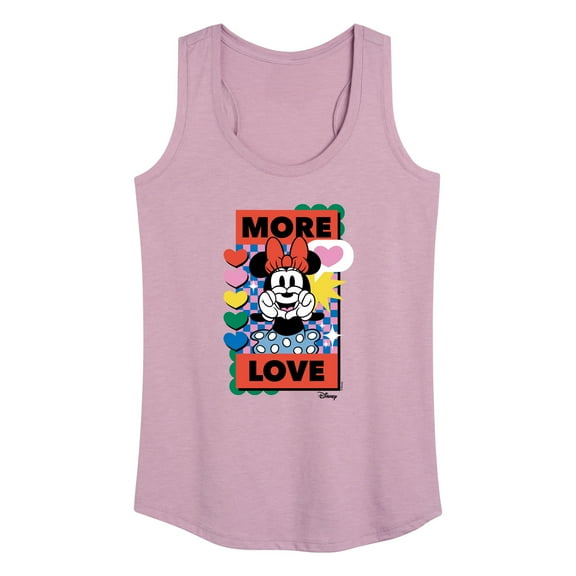 Disney - Minnie Mouse - More Love - Women's Racerback Tank Top