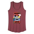 thumbnail image 1 of Disney - Minnie Mouse - More Love - Women's Racerback Tank Top, 1 of 4